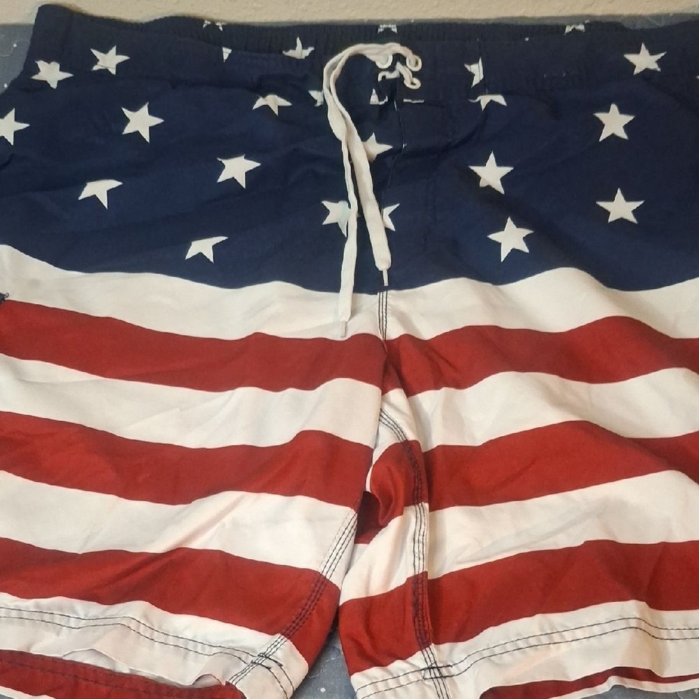 Bioworld Stars and Stripes Swim Shorts size 3XB